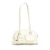 La popular bolsa de axila de este año para mujer, bolso de mano con lazo de cuentas nuevo de invierno 2024, bolso de hombro vintage para el trabajo