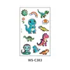 Amazon Transfronterizo Nuevo Impermeable Protección Ambiental Niños Pequeños Dinosaurio Tatuaje Pegatina Jardín de Infancia Premio Educación Temprana Tatuaje Pegatina