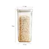 Frasco de Almacenamiento a Prueba de Humedad de Grado Alimenticio Granos Fideos Productos Secos Frijoles Cereal Cereal Tapa Sellada Caja de Almacenamiento de Dulces