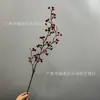 Simulação Fruta de Amora Espinheiro Marítimo Fruta da Fortuna Fruta Vermelha Fruta de Azevinho Espuma Galhos Longos Criativo Casa Sala de Estar Flores Artificiais