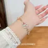 Artesanía Exquisita, Esmalte Goteado, Collar de Calabaza con Diamantes Brillantes, Diseño de Nicho, Exquisito, Lujo Ligero, Moda Retro, Collar Versátil