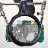 Abrazadera auxiliar de reparación personalizada con luz y lupa para placa base de teléfono móvil y herramientas de reparación de equipos digitales, fábrica de herramientas de ferretería
