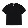 Algodão Puro Verão Novo Manga Curta Masculina Gola Redonda Camiseta Top, Camisa Básica Lisa Fina de Caimento Solto, Camiseta Casual Feminina de Meia Manga