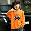 Camiseta de Manga Larga para Niños 2026 Primavera/Otoño Niños Dibujos Animados Camiseta de Algodón Puro Niño Bebé Estilo Japonés Camiseta de Moda