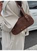 Bolso Boston Retro Francés Estilo Nuevo 2026 Transfronterizo para Mujer Bolso Versátil de Axila Bolso de Hombro para Viajes