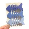 Pinza de estrella azul para el pelo femenina de verano clip lateral para flequillo pelo suelto en la frente clip de pico de pato sin costuras tocado pinza para el pelo venta al por mayor