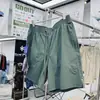 Shorts casuais funcionais masculinos para atividades ao ar livre, com padrão de losangos, secagem rápida, respirável, resistente ao desgaste e repelente à água