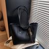 Bolso Simple Retro de Gran Capacidad para Mujer Primavera y Verano 2025 Nuevo Bolso de Hombro de Moda de Alta Gama Estilo Occidental Tote para Viaje