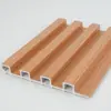 Suministro Directo de Fábrica Tablero de Rejilla de Fibra de Madera de Bambú Panel de Pared de PVC Pared de Fondo Interior Transfronteriza Tablero de Rejilla WPC Cóncavo y Convexo