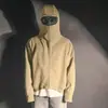 Sudadera con Capucha Creativa y de Moda Estilo Americano con Decoración de Parches, Mangas Largas de Retazos, Corte Holgado, Estilo Urbano Deportivo, Sudadera Cortavientos