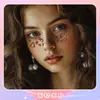Pegatinas Faciales con Patrones Pequeños, Pegatinas de Tatuaje para Maquillaje Facial, Pegatinas de Maquillaje Dulces y Lindas para Chicas Suaves, Pintura Facial para Fiestas