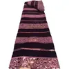 Conjunto de vestido de mujer de terciopelo a rayas bordado para otoño e invierno en stock fabricante de tela de encaje al por mayor Terciopelo
