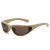 Gafas de Sol Deportivas Personalizadas Estilo Y2K Millennial 2026, Gafas de Sol de Moda de Alta Gama Transfronterizas Europeas y Americanas para Influencers Ins de Hombres y Mujeres