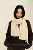 Bufanda 100% Lana Merino para Mujer, Calentador de Cuello Cálido para Otoño e Invierno, Serie de Colores Dopamina, Bufanda de Punto Ingot, Regalo de Alta Gama