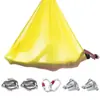 Hamaca de Yoga Aéreo 7m Set Uso en Casa Placa Fija Accesorios Cuerda de Suspensión Elástica Tela para Colgar Estudio de Yoga