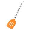 Alça de Tubo de Silicone para Cozinha Pá de Panela de Silicone Pá para Fritar Peixe Pá Especial para Panela Antiaderente Alça de Tubo de Silicone Utensílios de Cozinha