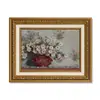 Xiyin TEME Suministro Transfronterizo Marco Retro Monet Floral Fruta Naturaleza Muerta Pintura Sala de Estar Comedor Vestíbulo Arte de Pared Decorativo