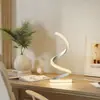 Lámpara de Mesa de Gama Alta Transfronteriza con Decoración en Forma de Serpiente, Lámpara Creativa para Dormitorio, Lámpara de Mesita de Noche con Alimentación USB, Lámpara de Mesa Pequeña de Gama Alta