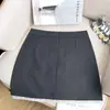 Saia de bolinhas para mulheres, novo estilo de verão 2026, saia evasê doce e atraente com acabamento em renda, cintura alta, justa nos quadris, saia curta