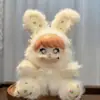 Muñeco de Peluche Conejito Pequeño Juguete de Vinilo Bolso con Forma de Corazón Girly Colgante Llavero Regalo para Mejor Amiga Lindo Accesorio de Mochila