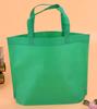 Bolsas de costura al por mayor no tejidas, bolsas de tela lisa en stock, LOGO impreso en película, promocionales para llevar, portátiles, bolsas publicitarias