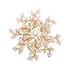 Nova Moda Roupas Femininas Materiais DIY Acessórios de Joias de Flores Bolsas Broche Pin de Pérola Floco de Neve Atacado