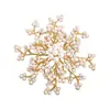 Broche de Floco de Neve DIY de Alta Qualidade para Mulheres, Corsage Elegante de Pérola de Alta Qualidade, Decoração de Chapéu, Acessórios para Bolsas de Roupa, Alfinete Decorativo