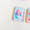 Caderno de Bobina Intercalada Criativo de Desenho Animado Pequena Princesa para Alunos do Ensino Fundamental Caderno de Bolso Portátil Bloco de Notas de Alto Valor Material