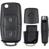 Adequado para Carcaça de Chave Dobrável Sub-Máquina Volkswagen B5 Passat Lavida Bora Sagitar Tiguan Carcaça de Chave