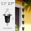 Corrente de Chuva Roxa para Exterior Calha de Pátio Chinês Trava de Beiral Corrente Guia de Água Calha de Templo Calha de Drenagem Corrente de Chuva Outro
