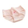 Ropa Interior de Niña Estilo Japonés Rosa Algodón Puro Aguja Transpirable Lindo Garra de Gato Estudiante Fiesta Algodón Calzones de Cintura Media