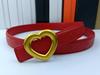 Cinturón de Mujer con Diseño Único, Hebilla Nueva en Forma de Corazón, Cinturón Moderno y Personalizado para Trajes y Jeans, Disponible para Mayorista