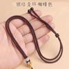 Cordón con nudo de piña, línea dorada, ajustable, tejido a mano, accesorios para colgantes, collar de cuerda, fabricantes de puestos de cuerda al por mayor
