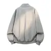 26 Estilos Nuevos de Chaquetas Casuales para Hombre con Cuello Alto, Moda Patchwork con Cuello Alto de Canalé, Chaquetas tipo Béisbol de Vuelo Estilo Americano