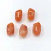 Contas Irregulares em Formato de Pedra Bicolores 12x20mm com Pequenos Furos, Novos Acessórios Estilo Chinês, Acrílico