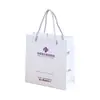 Bolsas Personalizadas, Sacolas de Embalagem Publicitária com Impressão de Logo, Sacolas de Papel para Lojas e Empresas de Vestuário, Sacolas de Presente de Cartão Branco Personalizadas