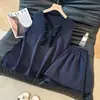 Conjunto de verano súper elegante, un conjunto de dos piezas de top sin mangas y shorts, moda ootd, conjunto de inspiración coreana