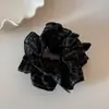 Xadrez Francês Pequeno Estilo Mori Fofo Elástico Circular Definidor de Cintura Tamanho Grande Flor de Cabeça para Menina Acessórios de Cabelo Novo Elástico de Cabelo
