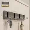 Ganchos invisibles sin taladro para paredes del baño, percheros de entrada y ganchos plegables para dormitorio