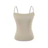 Roupa de garota popular: jaqueta cardigã cinza, top regata, calça casual feminina de outono com barra ajustável por cordão, calça de corte reto, conjunto de três peças