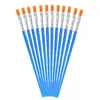 Pincel Digital para Tinta a Óleo com Haste de Plástico, Pincel de Nylon para Crianças para Tinta Guache Aquarela Óleo, Pincel Especial para Bonecos de Gesso