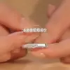 Novo Anel de Diamante Casal um Doce Temperamento Anel Masculino e Feminino Japonês e Coreano Pequeno Fresco Presente de Dia dos Namorados Chinês
