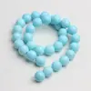 Cuentas Redondas de Turquesa Azul Natural de 2-12 mm Pulsera de Turquesa de Alta Porcelana Collar Cuentas Sueltas Separadores Separador de Cuentas para Manualidades con