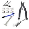 Ferramenta para corrente de bicicleta, pinça de corrente de mountain bike, cortador de corrente, ferramenta de desmontagem de corrente, alicate de fecho mágico