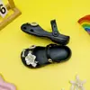 2026 Novo Verão Carta Camélia Princesa Infantil Ballet Tamancos EVA Outdoor Fechado na Ponta Chinelos de Praia