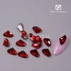 Nuevo hacha pequeña de 6*10 color fondo puntiagudo Diamante Amor taladro de uñas Red social Super Brillante pila diamante para pegar uñas Diamante