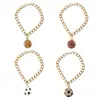 Collares Transfronterizos para Mascotas, Collares para Cachorros, Collares Dorados para Gatos con Temática de la Copa del Mundo, Accesorios de Año Nuevo para Mascotas, Venta al por Mayor