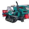 Motocultivadores de Oruga, Zanjadoras Manuales de Cadena Simple y Doble, Cultivo de Suelo y Formación de Surcos, Máquina Multiusos