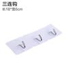 Ganchos Adhesivos Fuertes de Plástico para Ropa, Ganchos Transparentes sin Rastro para Puerta de Cocina, Ganchos para Abrigos Montados en la Pared sin Perforaciones