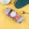 Estuche para Gafas ins Estilo Coreano Fresco Estilo Estudiante Femenina Lindo Dibujo Animado Artístico Portátil Anti-presión Plegable Estuche para Ojos